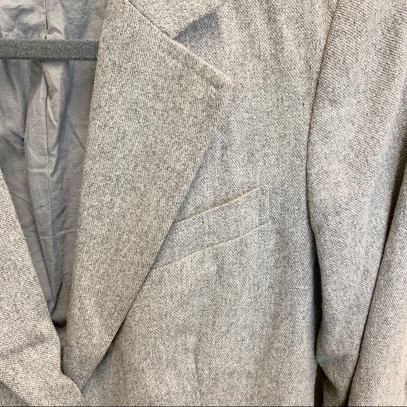 See By Chloe Grey Wool Blazer Two-Button Preppy Grannycore Style Size 10 - Picture 3 of 11